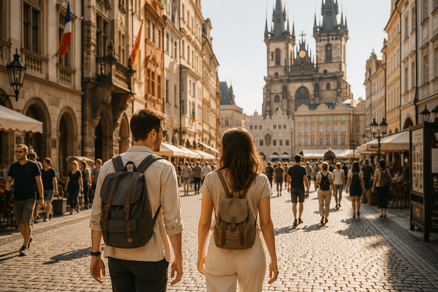 Traveller without a suitcase — the luggage goes ahead